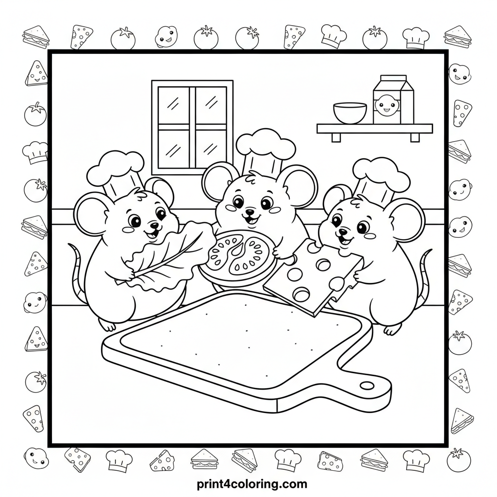 The Great Little Chef Mice Sandwich Build