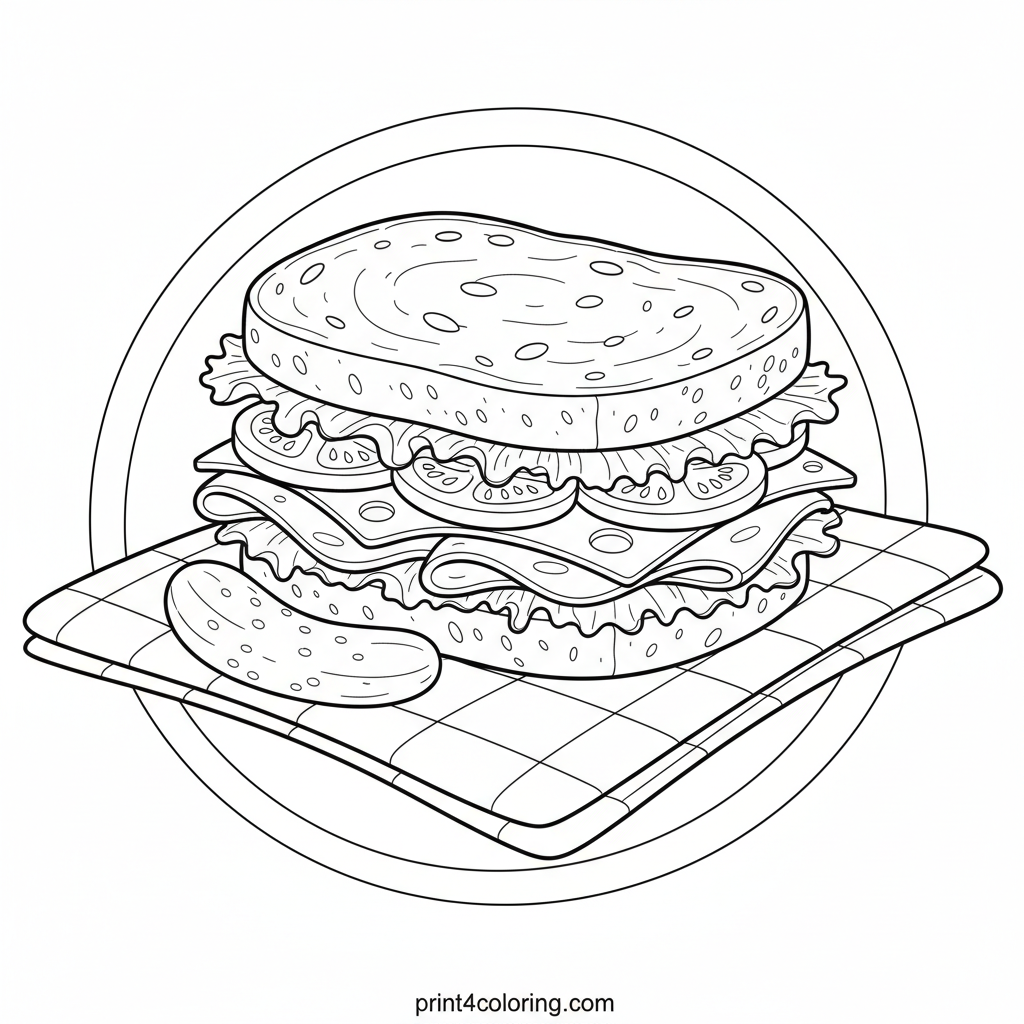 The Ultimate Picnic Sandwich Perfection