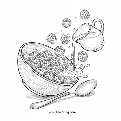 Summer's Sweet Bounty: A Raspberry Still Life