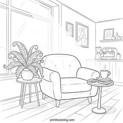 Cozy Cafe Window Retreat