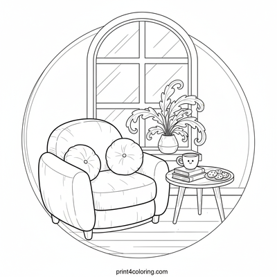 Cozy Cafe Window Retreat