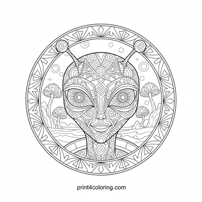 Cosmic Close-Up: Alien Explorers Discover a New World