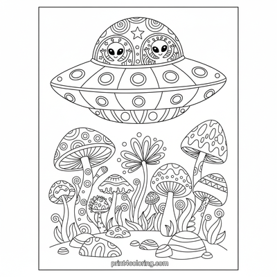 Mystical Alien World Discovery