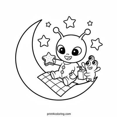 Cosmic Picnic on the Moon