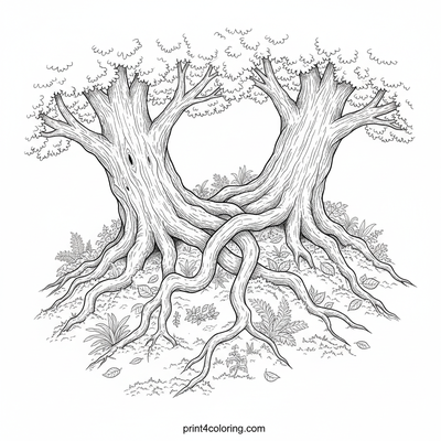 Ancient Roots' Grand Embrace