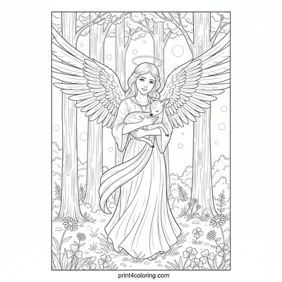 Angel's Gentle Embrace