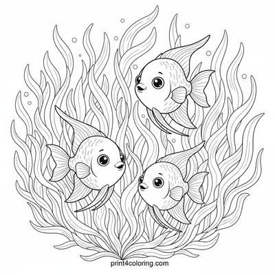 Angelfish Dance in the Cozy Kelp Forest