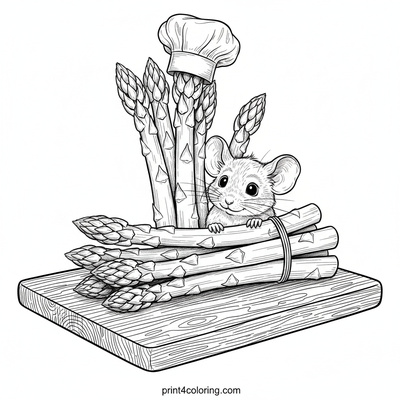 Asparagus Chef's Delight: A Garden Gourmet Portrait