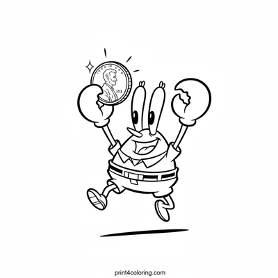 Baby Krabs' First Treasure: The Shiny Penny!