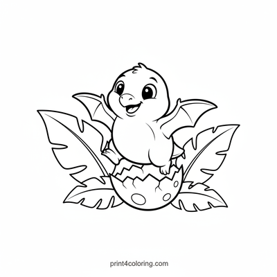 Baby Pterodactyl's Big Hello