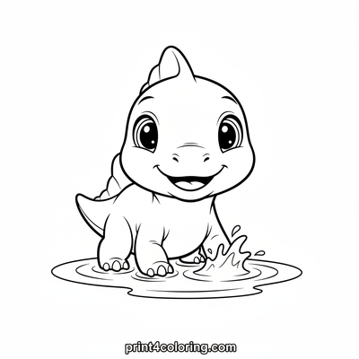 Baby Spino's Puddle Party!