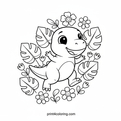 Happy Baby T-Rex's Jungle Smile