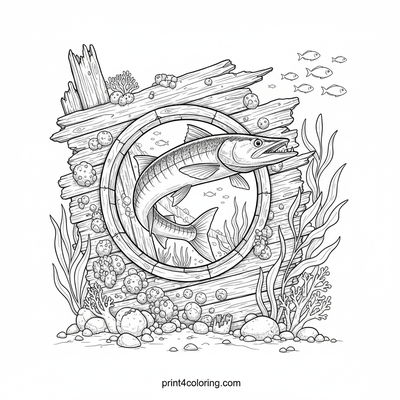 Barracuda's Sunken Shipwreck Exploration