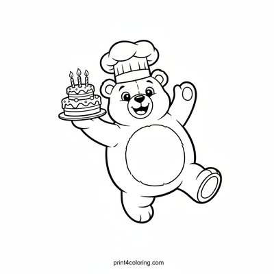 Chef Bear's Birthday Cake Celebration