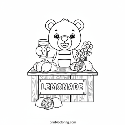Summer coloring pages preview