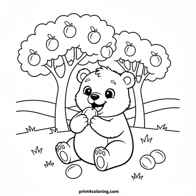 Little Bear's Sweet Plum Picnic