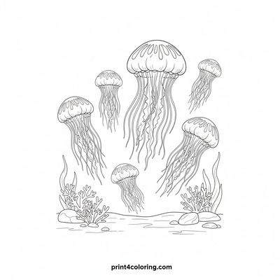 Deep Sea Bioluminescent Ballet