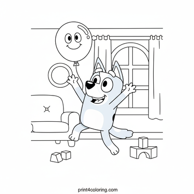 Bluey's Keepy Uppy Leap