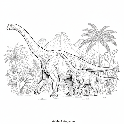 Giant Gentle Giants: Brachiosaurus Family Journey