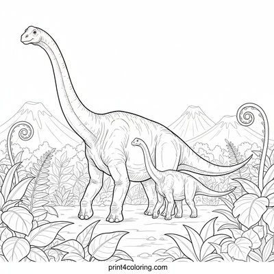 Gentle Giants: Brachiosaurus Family Journey