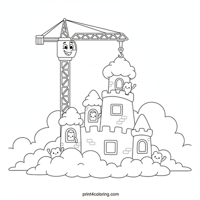 Sky-High Cloud Castle Construction