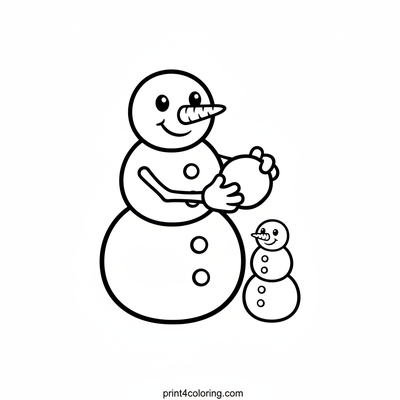 Building a Snowman Friend