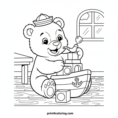 Bear Cub's Brilliant Bubble Ship