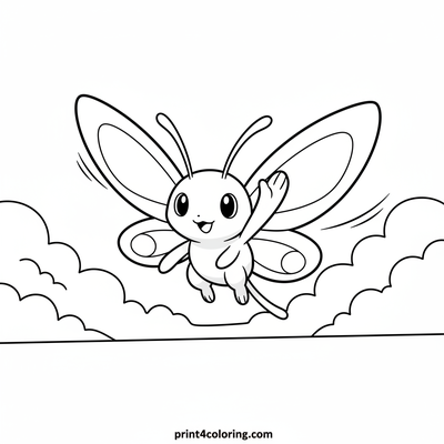 Butterfree's Happy Cloud Journey