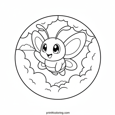 Butterfree's Happy Farewell Flight