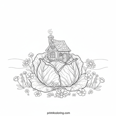 Whimsical Cabbage Cottage Home