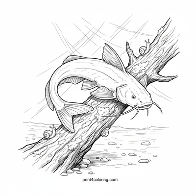 Sunken Secrets: Catfish's Riverbed Quest