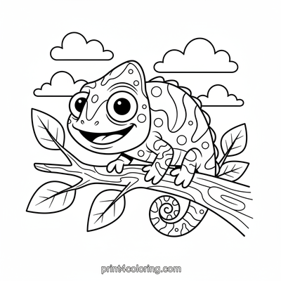 Happy Chameleon's Color Play