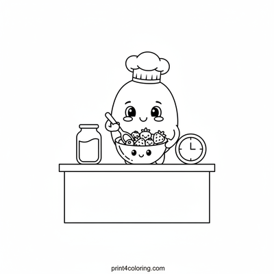 Chef Kiwi's Fruit Salad Fun