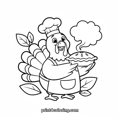 Chef Turkey's Berry Pie Delight