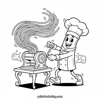 Chef Ziti's Whimsical Noodle Machine