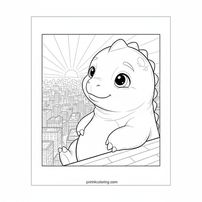 Colossal Friend Watches the Dawn