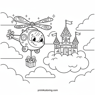 Magical Cloud Castle Delivery