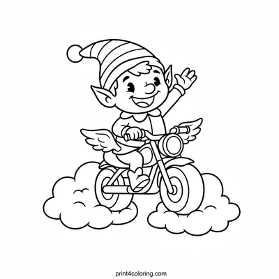 Cloud-Hopping Elf Adventure