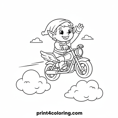 Elf's Cloud-Hopping Adventure