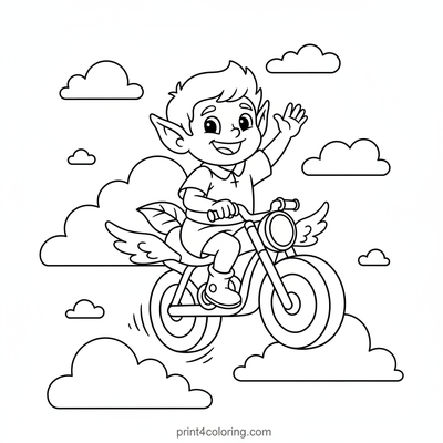Motorcycle coloring pages preview