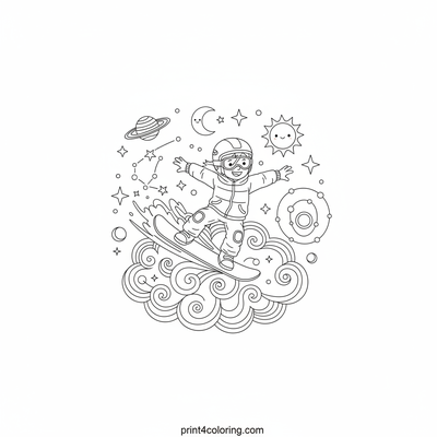 Cosmic Cloud Adventure: Stardust Descent!