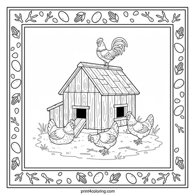 Barnyard Bustle: A Day at the Coop