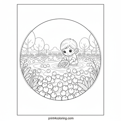 Cranberry coloring pages preview