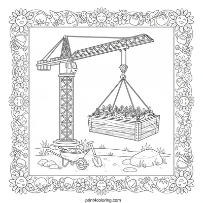Cranes coloring pages preview