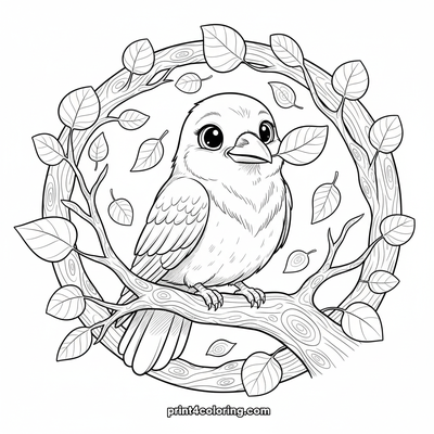 Autumn Crow's Prized Leaf