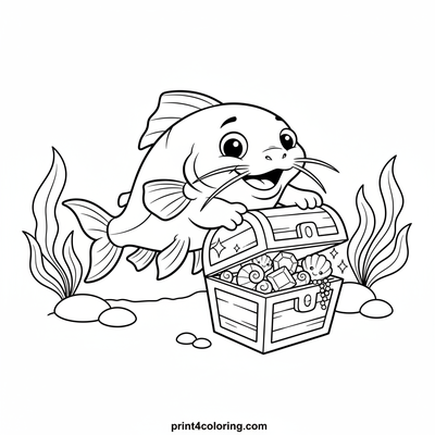 Curious Catfish's Sparkling Treasure