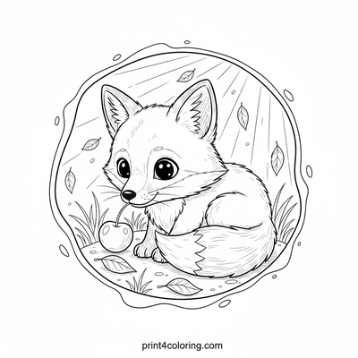 Cherries coloring pages preview