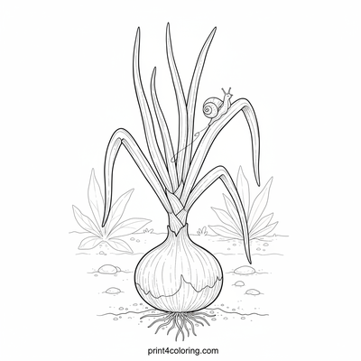 The Curious Snail's Onion Odyssey