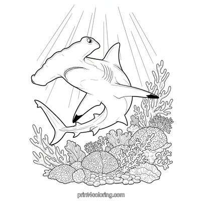 Curious Hammerhead's Reef Adventure