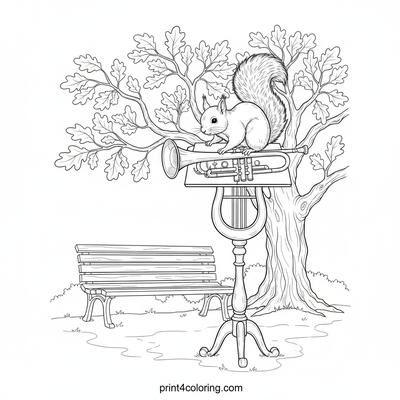 Curious Squirrel's Grand Trumpet Adventure